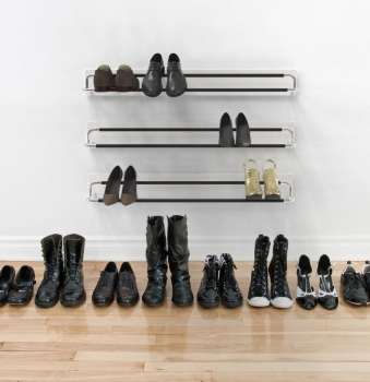 Preview: Frost RADA Schuhregal white 100cm